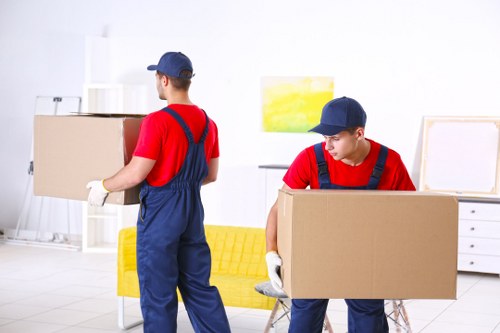 Man and van service in Earls Court loading belongings