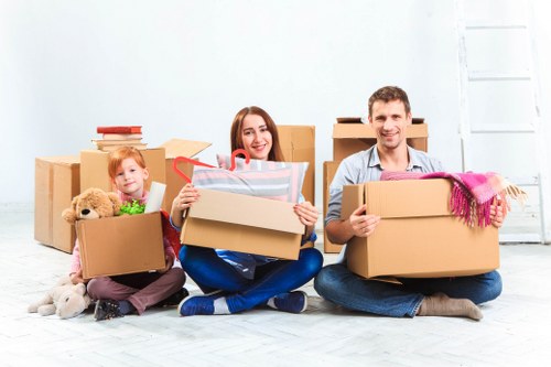 Moving team handling a residential relocation in Earls Court