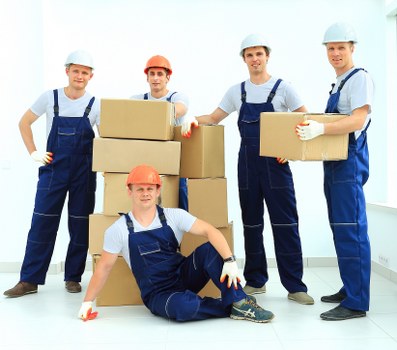 Commercial furniture removal from an office near Earls Court