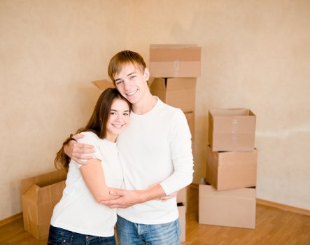 Removal van ready for a local move in Earls Court