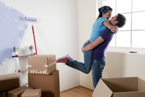 Removal team preparing for a residential move in Earls Court