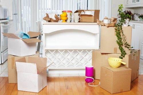 Professional removals van supporting a residential move in Earls Court