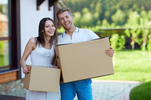 Complaint handling process for a moving service