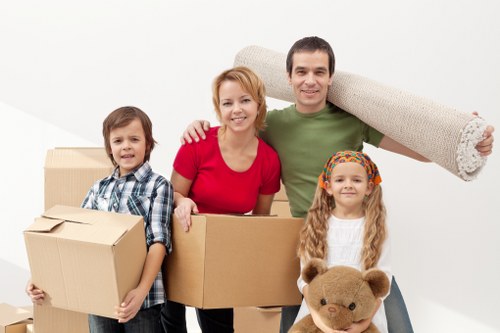 Unpacking service setting up essentials in a new Earls Court property