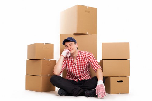 Moving sofa and household furniture from a flat in Earls Court